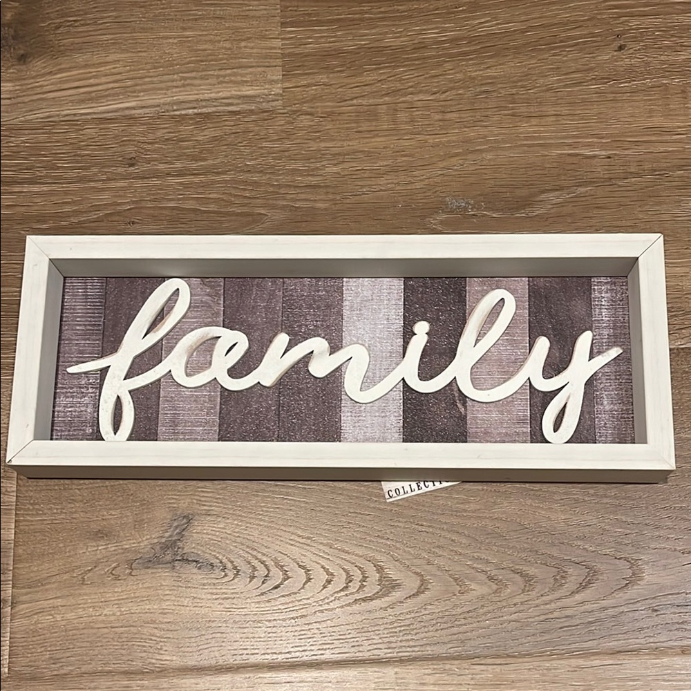 Rustic Family Wall Decor Sign